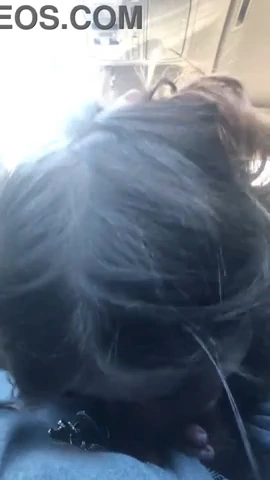 My brunette lesbian bestfriend gives me a wild road head before making me submit for drinks porn video