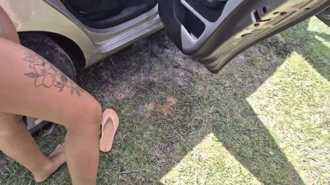 Hair-raising encounter: girlfriend invites me into a sex van with three furry men for wild pussy fucking porn video